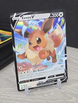 Pokemon Card TCG Eevee V 108/159 SWSH: Crown Zenith 2023 Holo Rare NM - Image 1