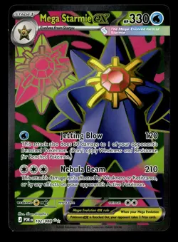 Mega Starmie ex 102/088 Ultra Rare Perfect Order Pokemon Card - Image 2