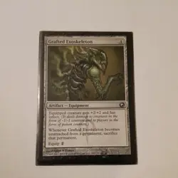 Magic the Gathering MTG Grafted Exoskeleton Artifact Scars of Mirrodin Uncommon - Image 1