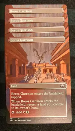 4x Boros Garrison (Borderless) 401 - Double Masters 2022 - MTG - Uncommon - Mint - Image 1