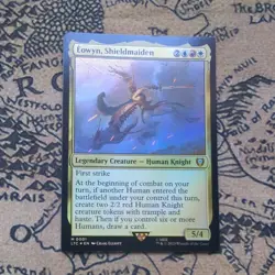 MTG Eowyn, Shieldmaiden (Foil) [Commander: Tales of Middle-Earth, Near Mint] - Image 1