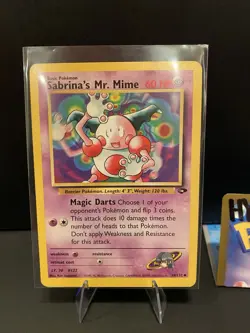 SABRINA'S HAUNTER & Mr Mime Unlimited Pokemon Card Gym Challenge 55 & 59/132 - Image 4