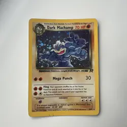 Pokemon TCG Dark Machamp Holo Rare 10/82 Team Rocket - Image 1