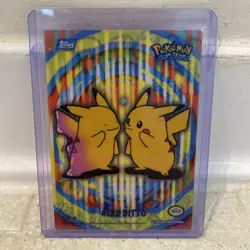 Pokemon Topps 2000 TV Animation Series 2 Stick-Ons #132 Ditto 5 of 10 NM - Image 1