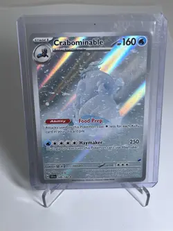Crabominable Holo Illustration Rare Card 149/142 Sv07: Stellar Crown IR - Image 1