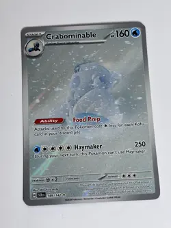 Crabominable Holo Illustration Rare Card 149/142 Sv07: Stellar Crown IR - Image 2