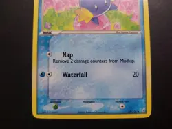 Pokemon - Mudkip 58/100 Common Ex Crystal Guardians - Image 3
