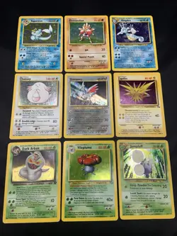 Pokemon Vintage Rare Holo Card Lot Neo Genesis, Base Set, Fossil Jungle WOTC ERA - Image 1