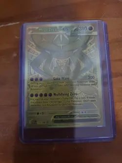 Pokemon Mega Zygarde EX Gold English 124/088 - Perfect Order NM - Image 1