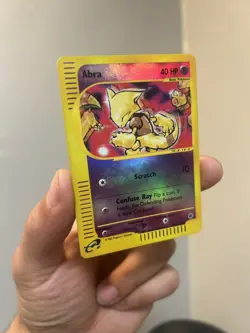 Abra ⭐ 93/165 Reverse Holo Common Expedition Base Set 2002 Pokemon NM - Image 2