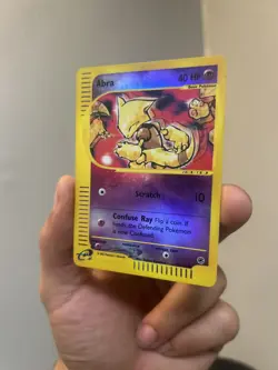 Abra ⭐ 93/165 Reverse Holo Common Expedition Base Set 2002 Pokemon NM - Image 3