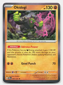 Okidogi 057/131 Holo Rare Prismatic Evolutions Pokemon Holo Near Mint - Image 1