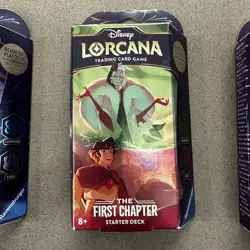 Disney Lorcana The First Chapter TCG Starter Deck - Set/Lot of All 3 Sealed New - Image 3