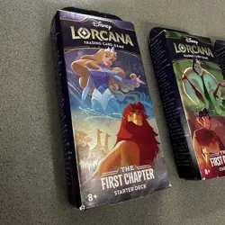 Disney Lorcana The First Chapter TCG Starter Deck - Set/Lot of All 3 Sealed New - Image 5