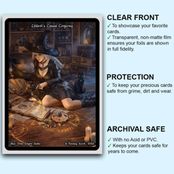 Dragon Series - 100 Textured Matte TCG Card Sleeves - Fits Magic MTG Commander - Image 3