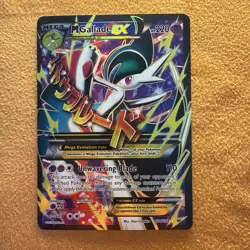 Pokemon TCG M Gallade EX Full Art Holo Rare Card 100/108 Roaring Skies LP - Image 2