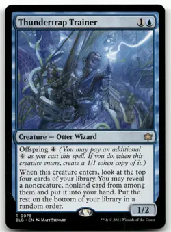 Thundertrap Trainer #78 (NM) Bloomburrow BLB Magic MTG - Image 1