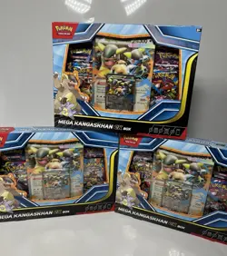 Pokemon TCG Mega EX Kangaskhan Box Lot Of 3 - Image 1