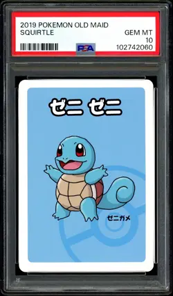 Pokemon PSA 10 Squirtle Old Maid Pokemon Center Exclusive Babanuki Japanese - Image 3