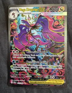 SIR Pokemon TCG Mega Dragalge EX 118/086 Chaos Rising NM SIR - Image 1