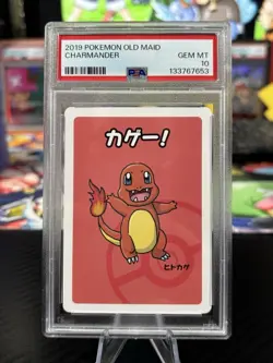 PSA 10 - Charmander - Japanese Pokemon Old Maid - Image 1