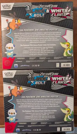 Pokemon TCG: Black Bolt & White Flare- Unova Poster Collection Box [lot of 2] - Image 2