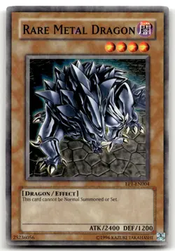 Rare Metal Dragon Common Yu-Gi-Oh! Movie Exclusive Pack EP1-EN004 NM - Image 1