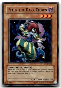 Peten the Dark Clown Common Yu-Gi-Oh! Movie Exclusive Pack EP1-EN005 NM - Image 1