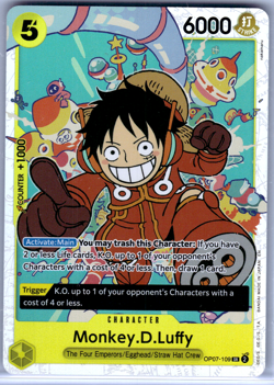 Monkey.D.Luffy (109) OP07-109 500 Years in the Future Foil - Image 1