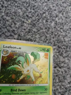 Pokemon Leafeon Card 7/100 Holo Majestic Dawn Edition Diamond & Pearl - Image 2