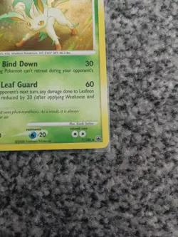 Pokemon Leafeon Card 7/100 Holo Majestic Dawn Edition Diamond & Pearl - Image 4