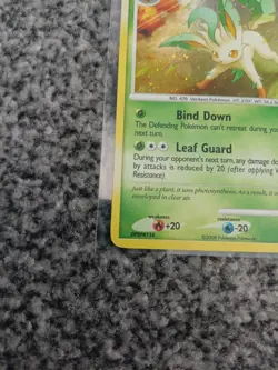 Pokemon Leafeon Card 7/100 Holo Majestic Dawn Edition Diamond & Pearl - Image 5