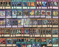 YuGiOh 70 Card Sleeved Elemental HERO & Vision HERO Deck w/Extra & Side - Image 1