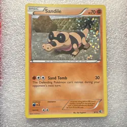 Pokemon Sandile 008/012 McDonald's 2011 Promo Holo Basic 70 HP Card - Image 1