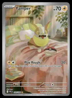 Pokemon Cards Yamper 099/094 Phantasmal Flames Illustration Rare NM *2 - Image 1