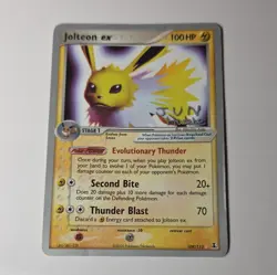 Pokemon TCG Jolteon ex 109/113 World Championships Regular Card English - LP - Image 1