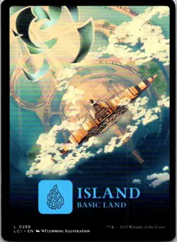 Magic the Gathering Island #288 Full Art The Lost Caverns of Ixalan MTG - Image 1