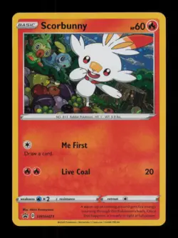 HOLO SCORBUNNY PROMO HOLO SWSH071 LP POKEMON - Image 1