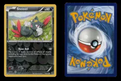REVERSE HOLO SNEASEL COMMON 60/114 LP POKEMON - Image 3