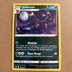 Pokemon Umbreon Holo SWSH129 Black Star Promo - Image 3