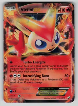 Victini EX 24/113 Legendary Treasures Holo Pokemon MP - Image 1
