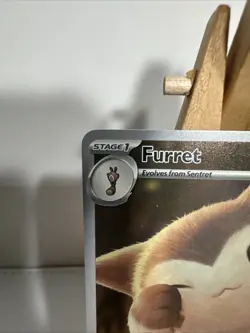 Pokemon Furret Illustration Rare 168/159 Sv09 Holo JTG EN - Image 2