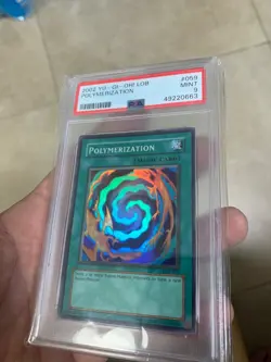 Yu-Gi-Oh! TCG Polymerization Legend of Blue Eyes White Dragon LOB-059 Unlimited - Image 2
