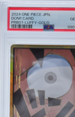 One Piece PSA 10 Gem Mint 2024 Japanese Monkey D Luffy PRB-01 Gold Don!! Card - Image 4