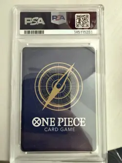 2025 One Piece OP13 ENGLISH 3rd Anniversary Silver #004 Shanks PSA 10 GEM MINT - Image 2