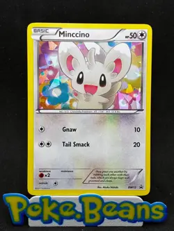 Minccino (Cracked Ice Holo) Black and White Promo #BW13 - Image 1