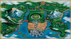 Pokemon Unova Region Pokemon Black & White Pokemon TCG Playmat Deskmat Mousepad - Image 1
