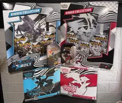 Pokemon Black Bolt & White Flare Bundle | Etb’s Binders Mini Tins - New & Sealed - Image 1