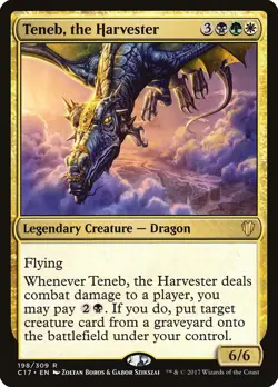 MTG Teneb, the Harvester - Commander 2017 #198 - Image 1