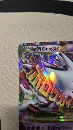 Mega Gengar EX Holo Black Star Promo Card XY166 XY Good Condition/Edges. - Image 5